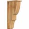 Ekena Millwork Ridgewood Rough Sawn Corbel w/Backplate, Western Red Cedar, 8"W x 14"D x 30"H COR08X14X30RID01RWR - alternate 1